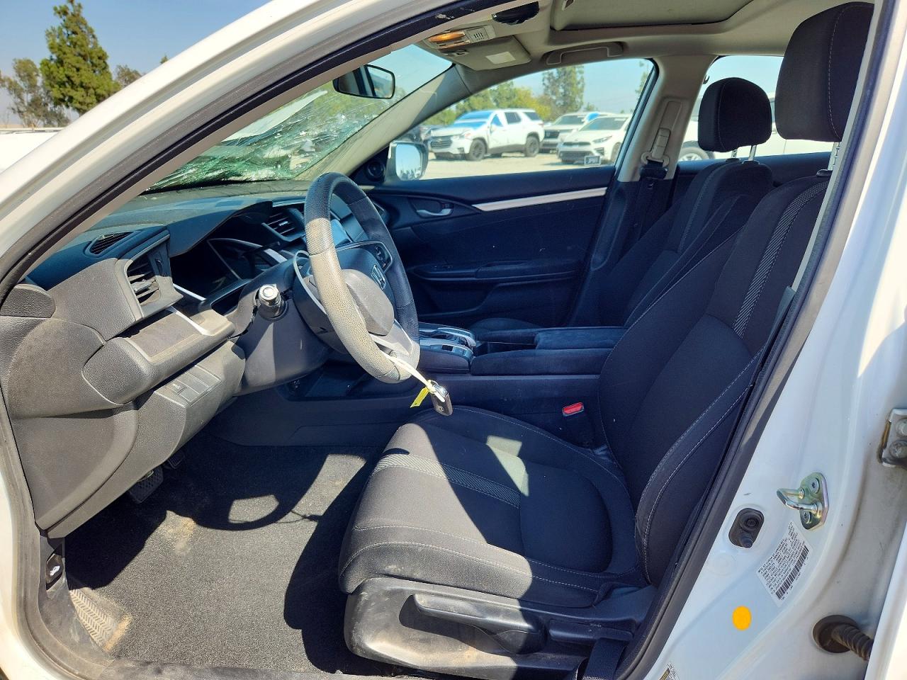 2016 Honda Civic Ex White vin: 2HGFC1F36GH636762