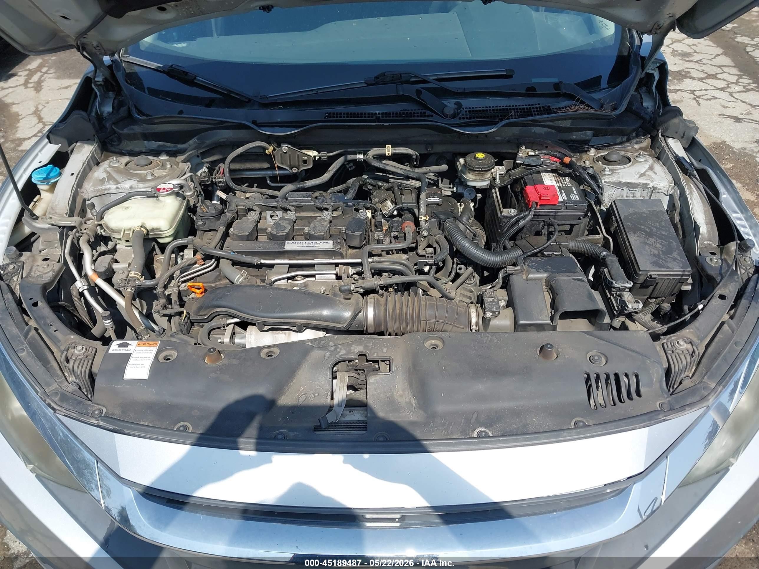 2016 Honda Civic Ex-t Silver vin: 2HGFC1F36GH637118
