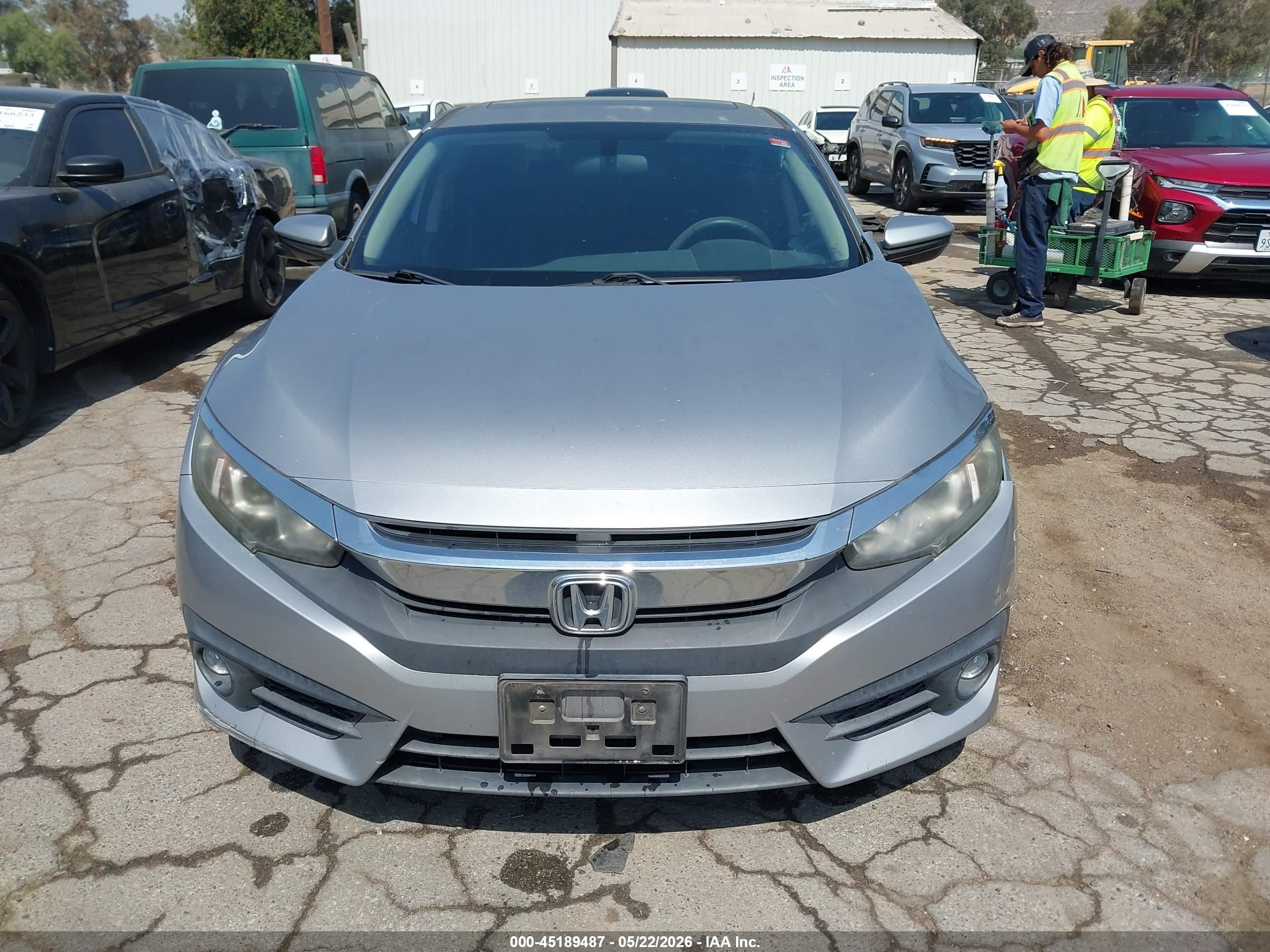 2016 Honda Civic Ex-t Silver vin: 2HGFC1F36GH637118