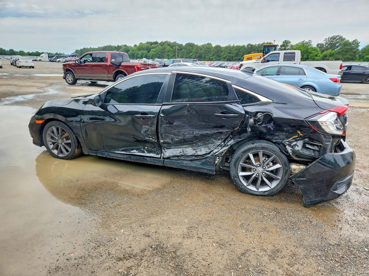 2021 Honda Civic Ex Black vin: 2HGFC1F36MH705607