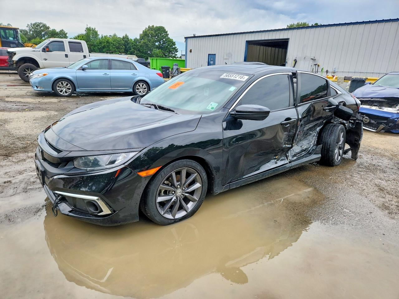 2021 Honda Civic Ex Black vin: 2HGFC1F36MH705607