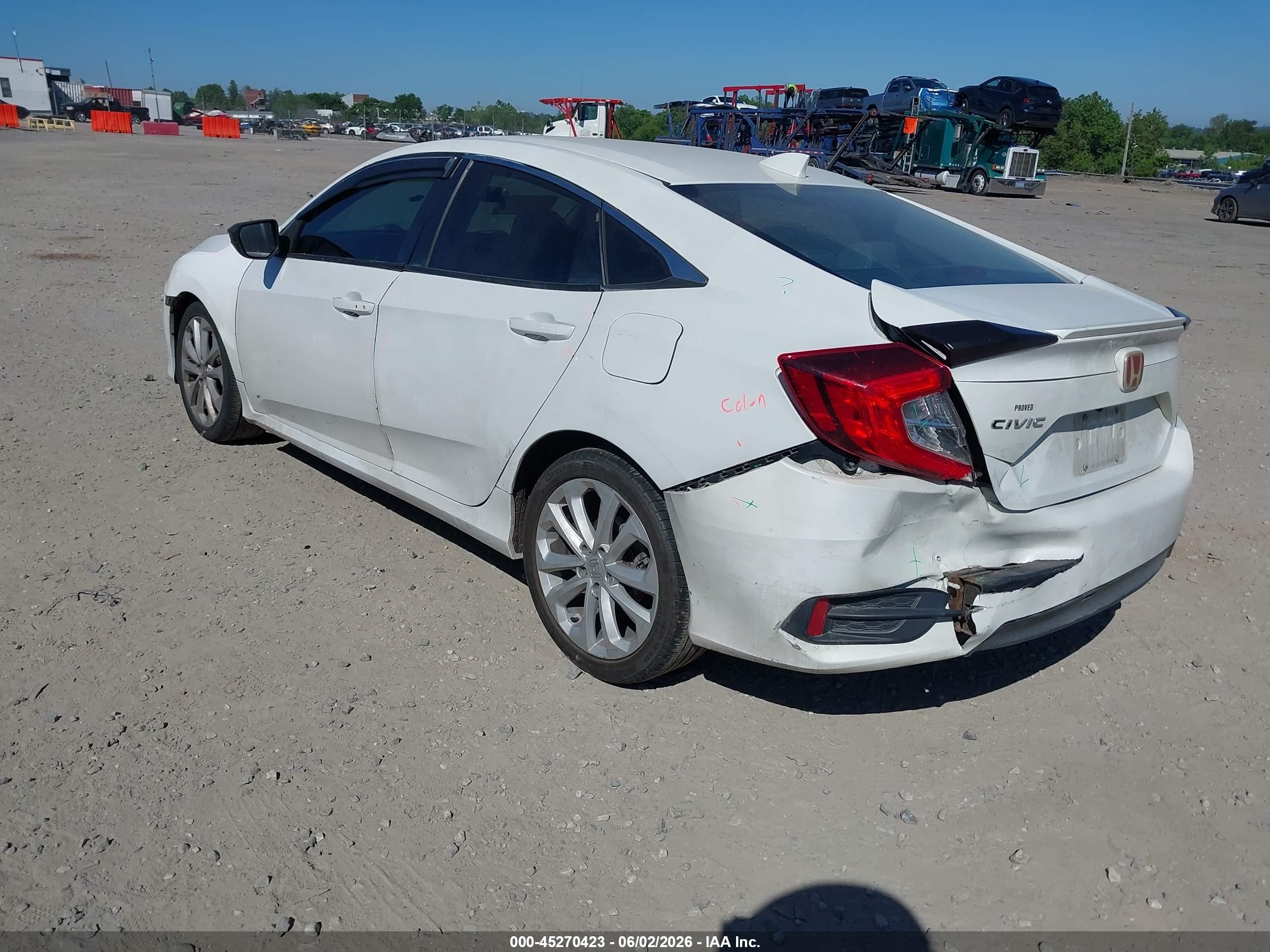 2017 Honda Civic Ex-t White vin: 2HGFC1F37HH644726