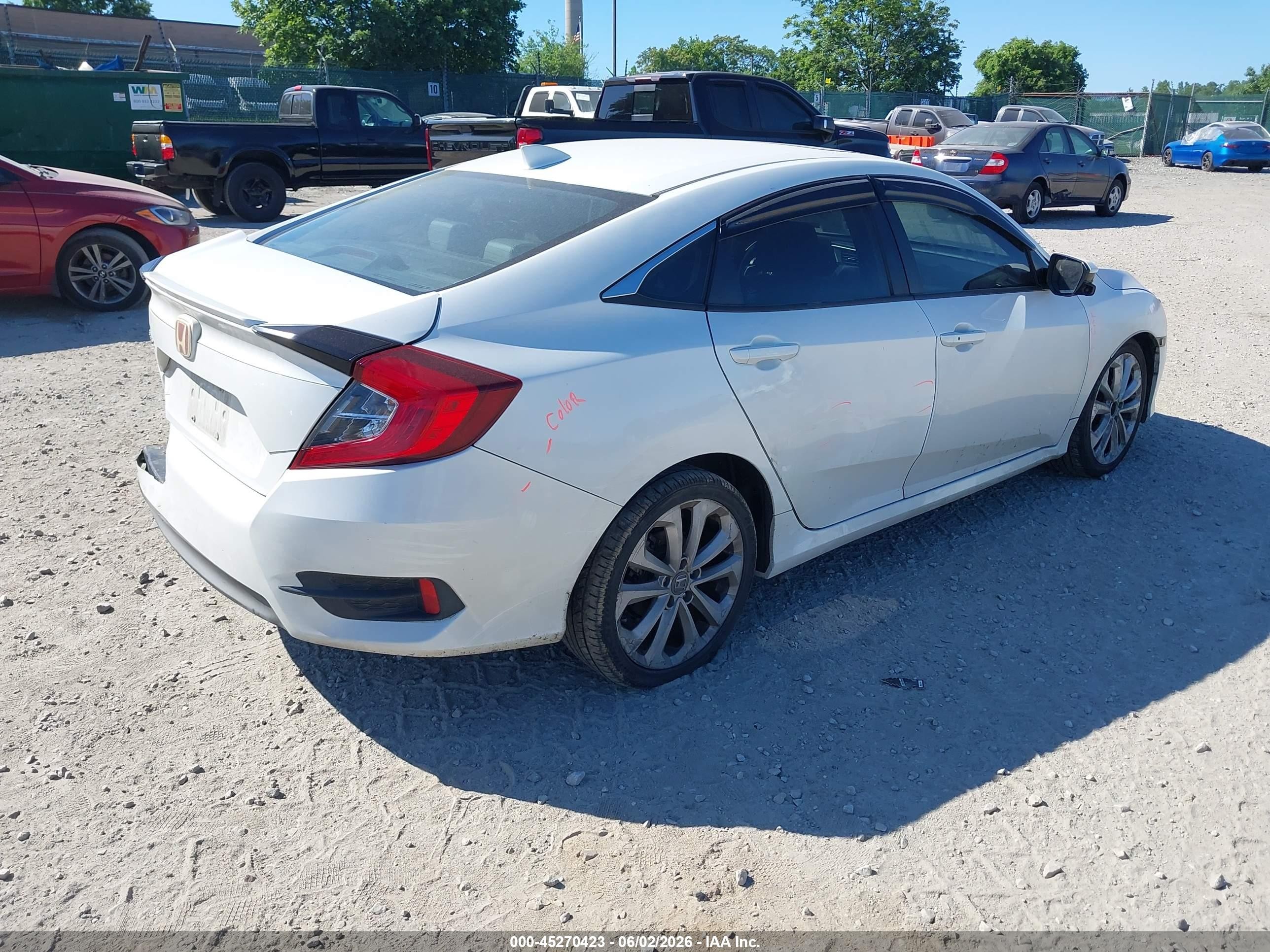 2017 Honda Civic Ex-t White vin: 2HGFC1F37HH644726