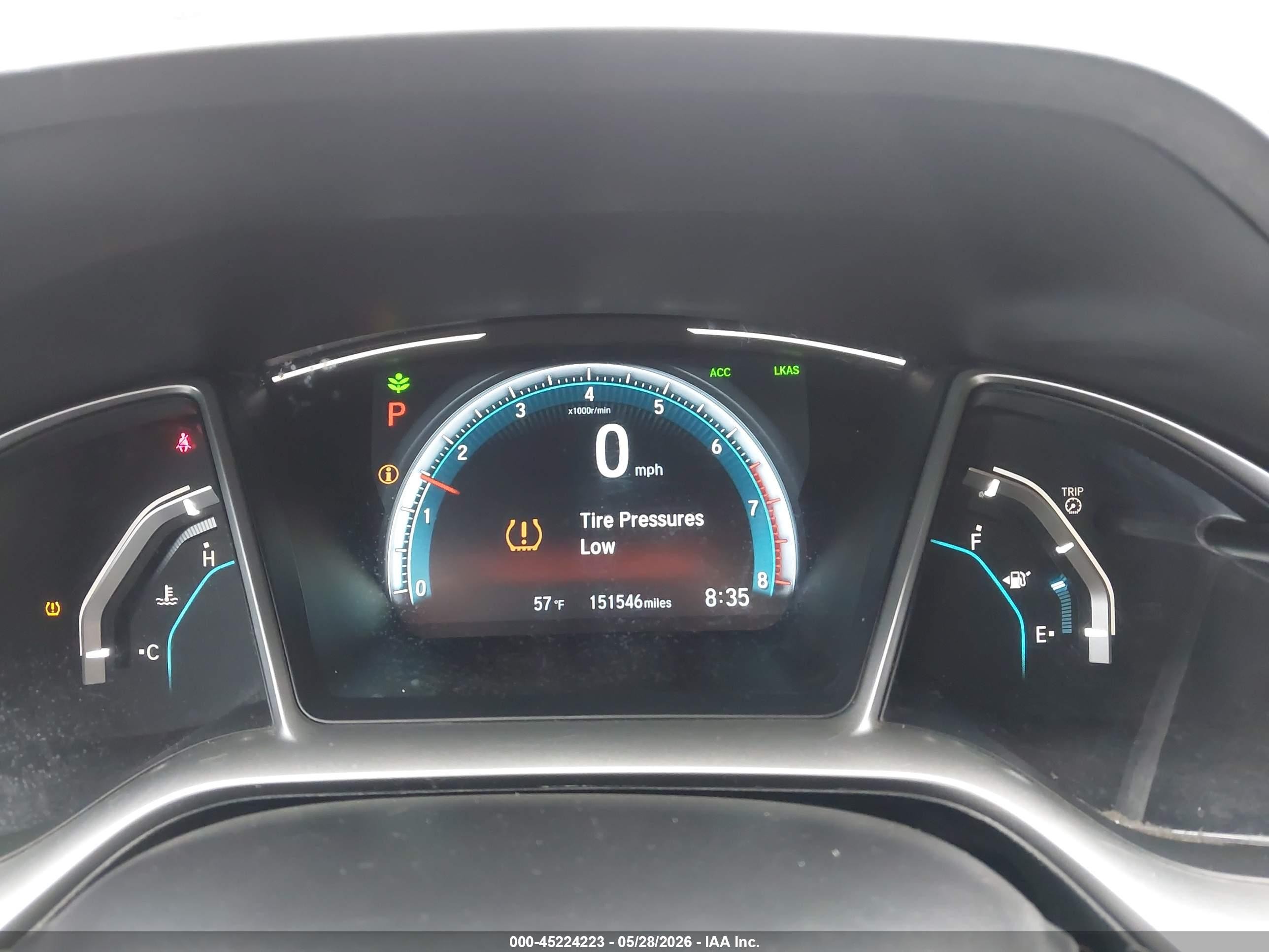 2017 Honda Civic Ex-t Gray vin: 2HGFC1F41HH659229