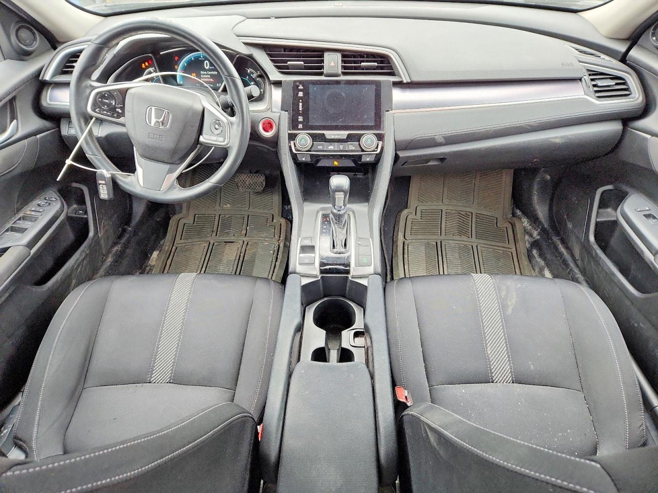 2016 Honda Civic Ex Черный vin: 2HGFC1F47GH113405