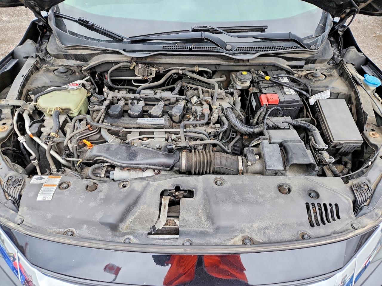 2016 Honda Civic Ex Черный vin: 2HGFC1F47GH113405
