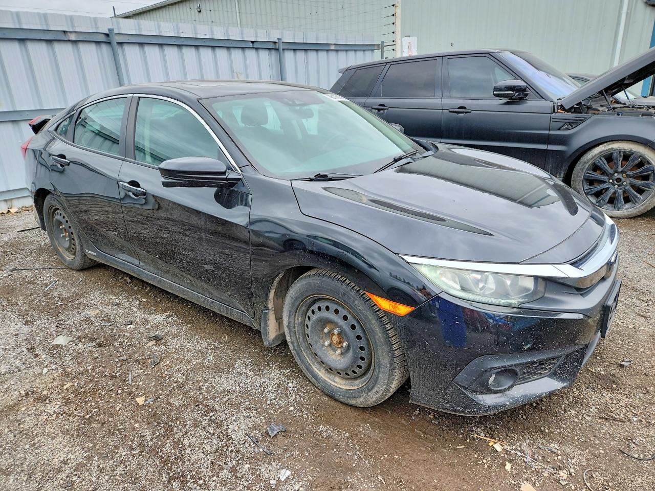 2016 Honda Civic Ex Черный vin: 2HGFC1F47GH113405