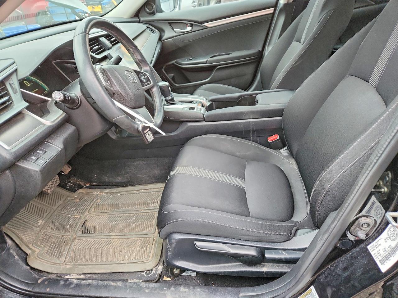 2016 Honda Civic Ex Черный vin: 2HGFC1F47GH113405