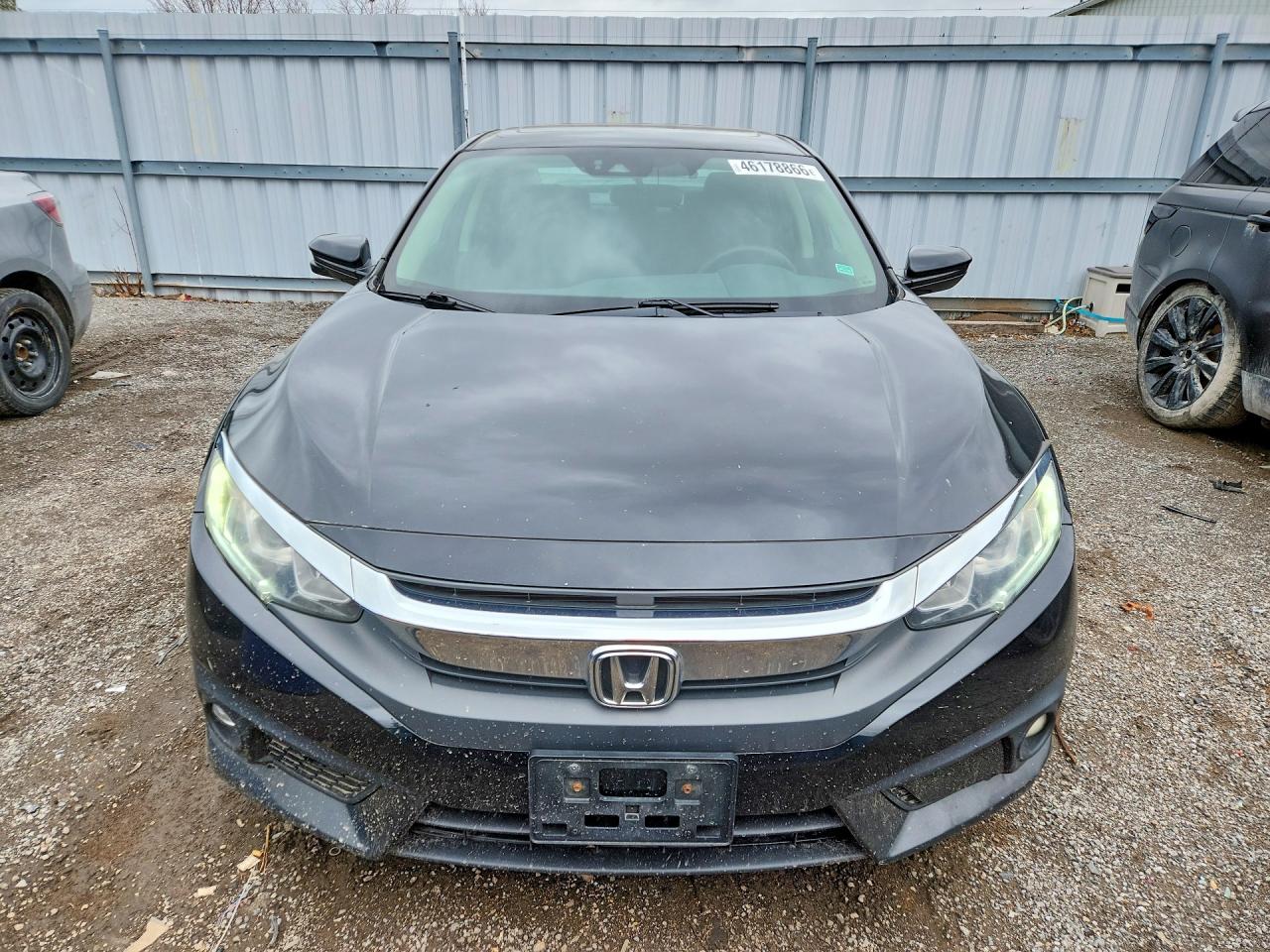 2016 Honda Civic Ex Черный vin: 2HGFC1F47GH113405