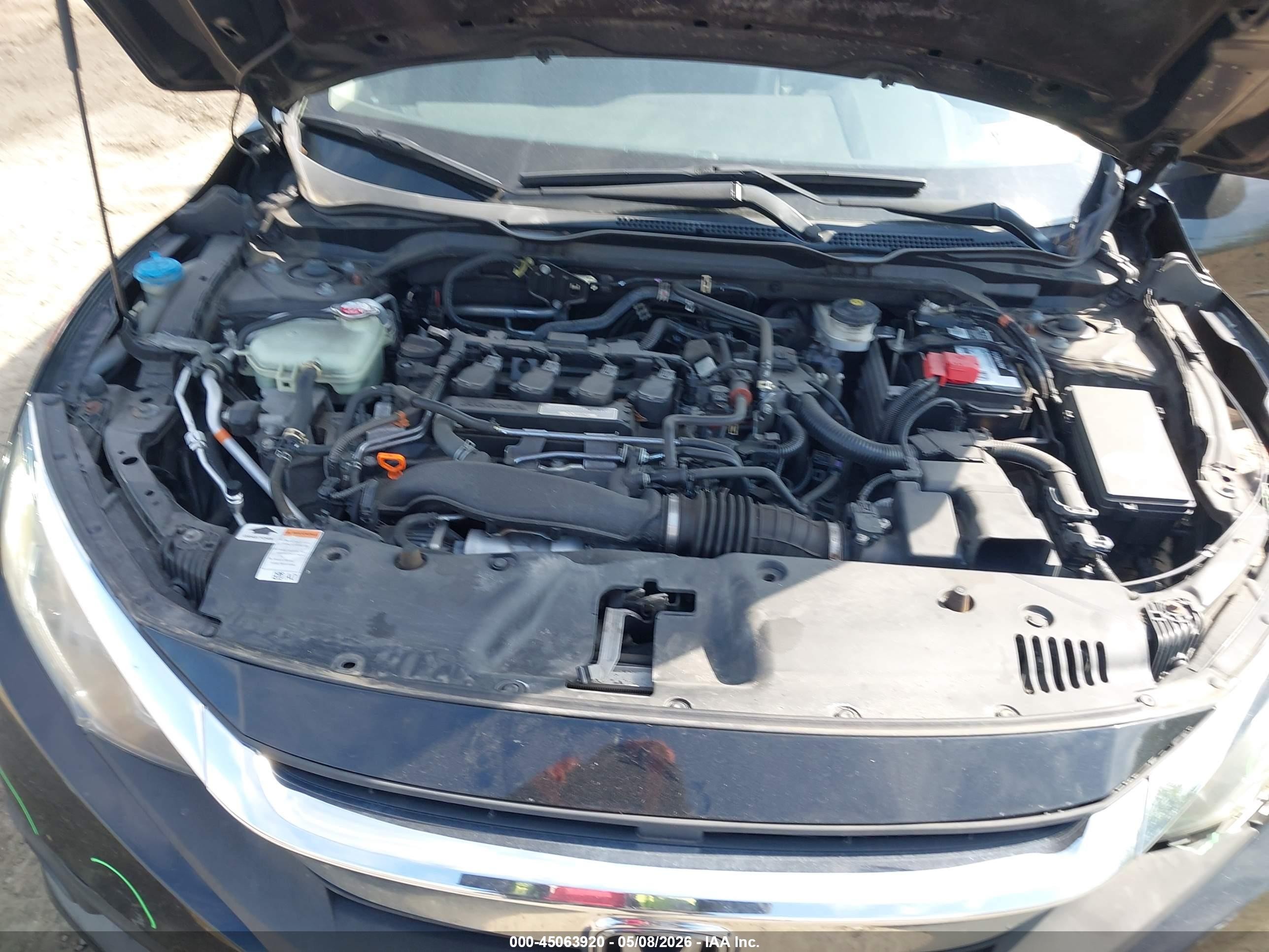 2018 Honda Civic Ex-l Black vin: 2HGFC1F71JH644889