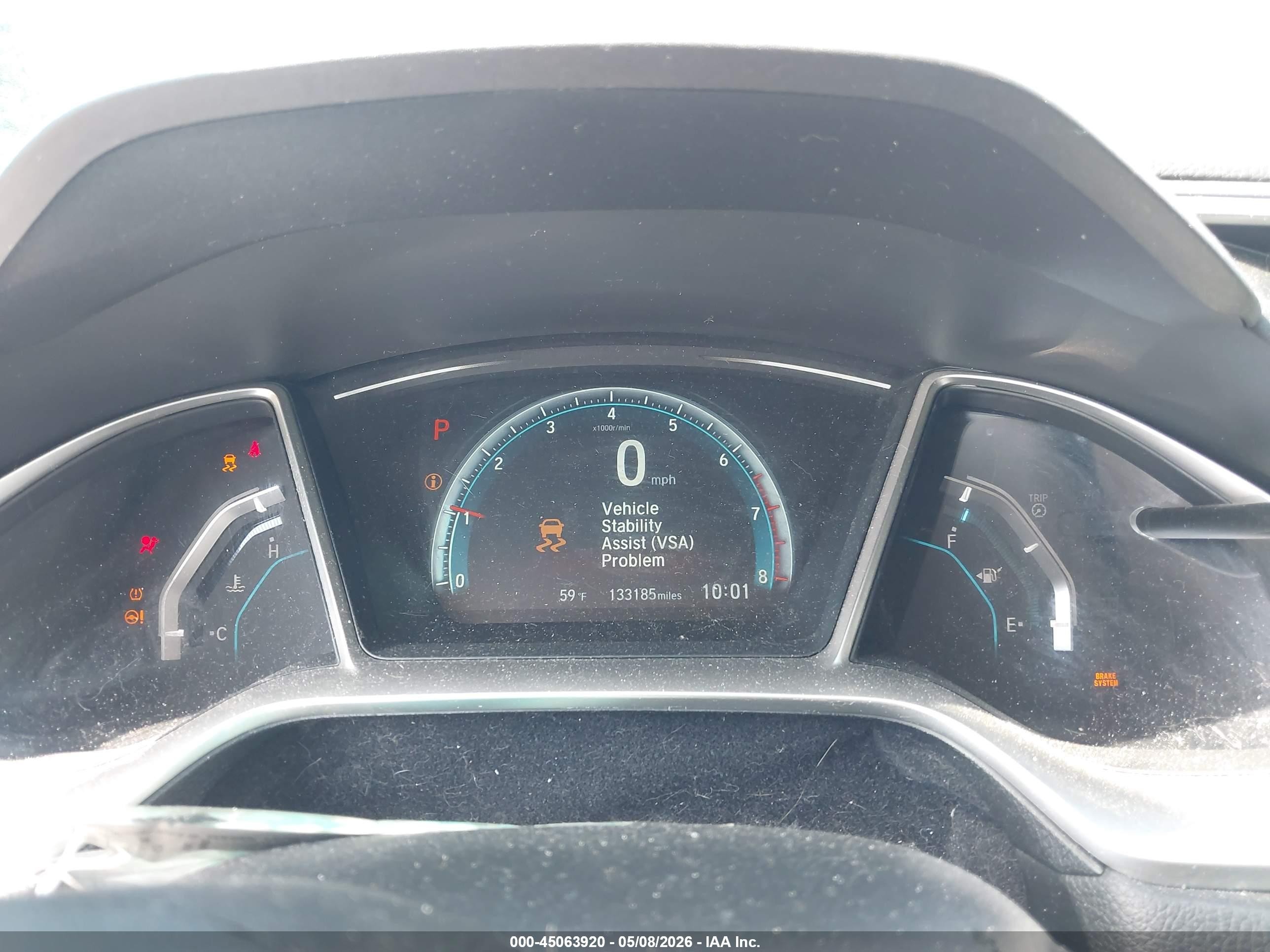 2018 Honda Civic Ex-l Black vin: 2HGFC1F71JH644889