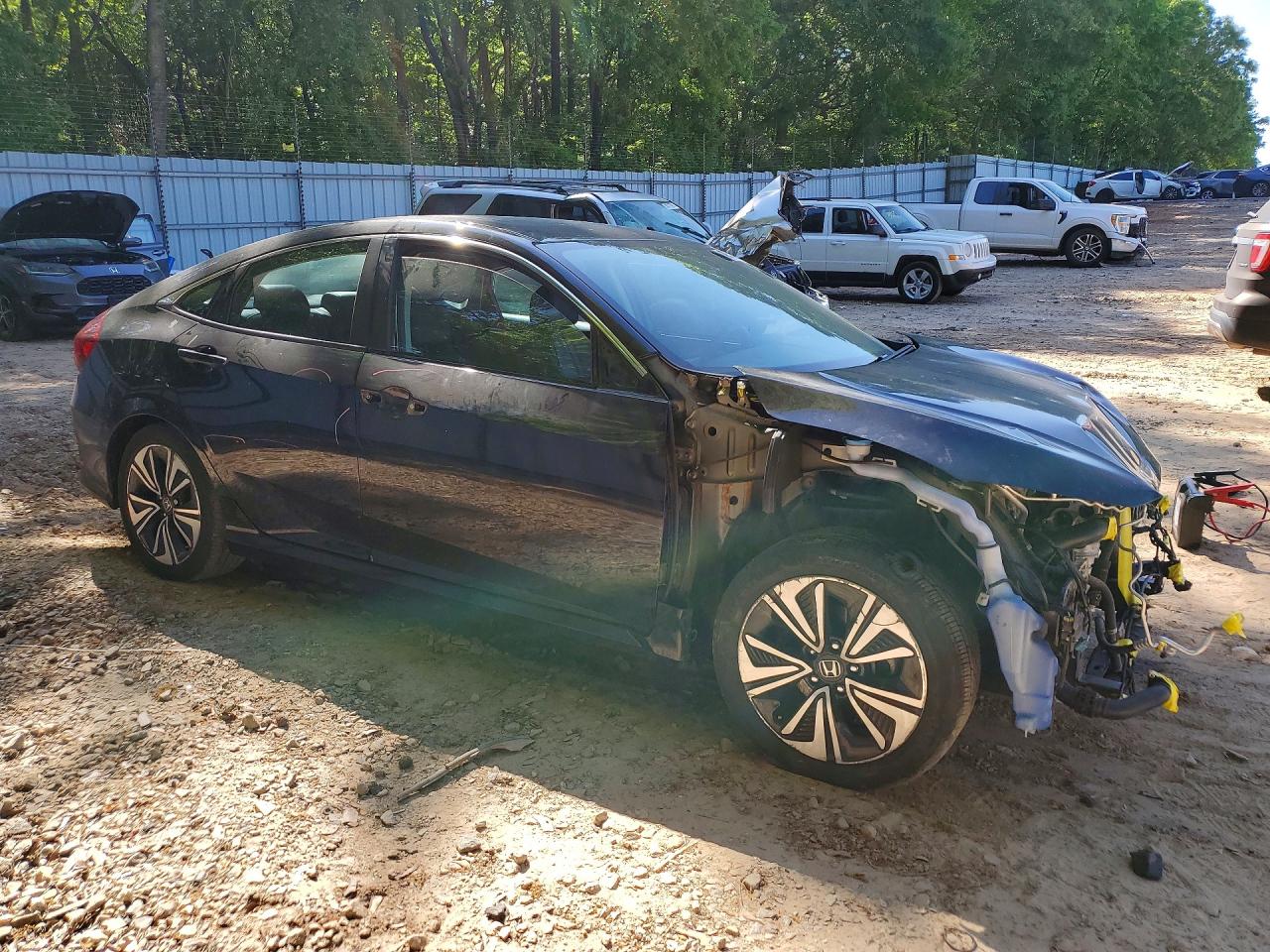 2018 Honda Civic Exl Черный vin: 2HGFC1F77JH641219