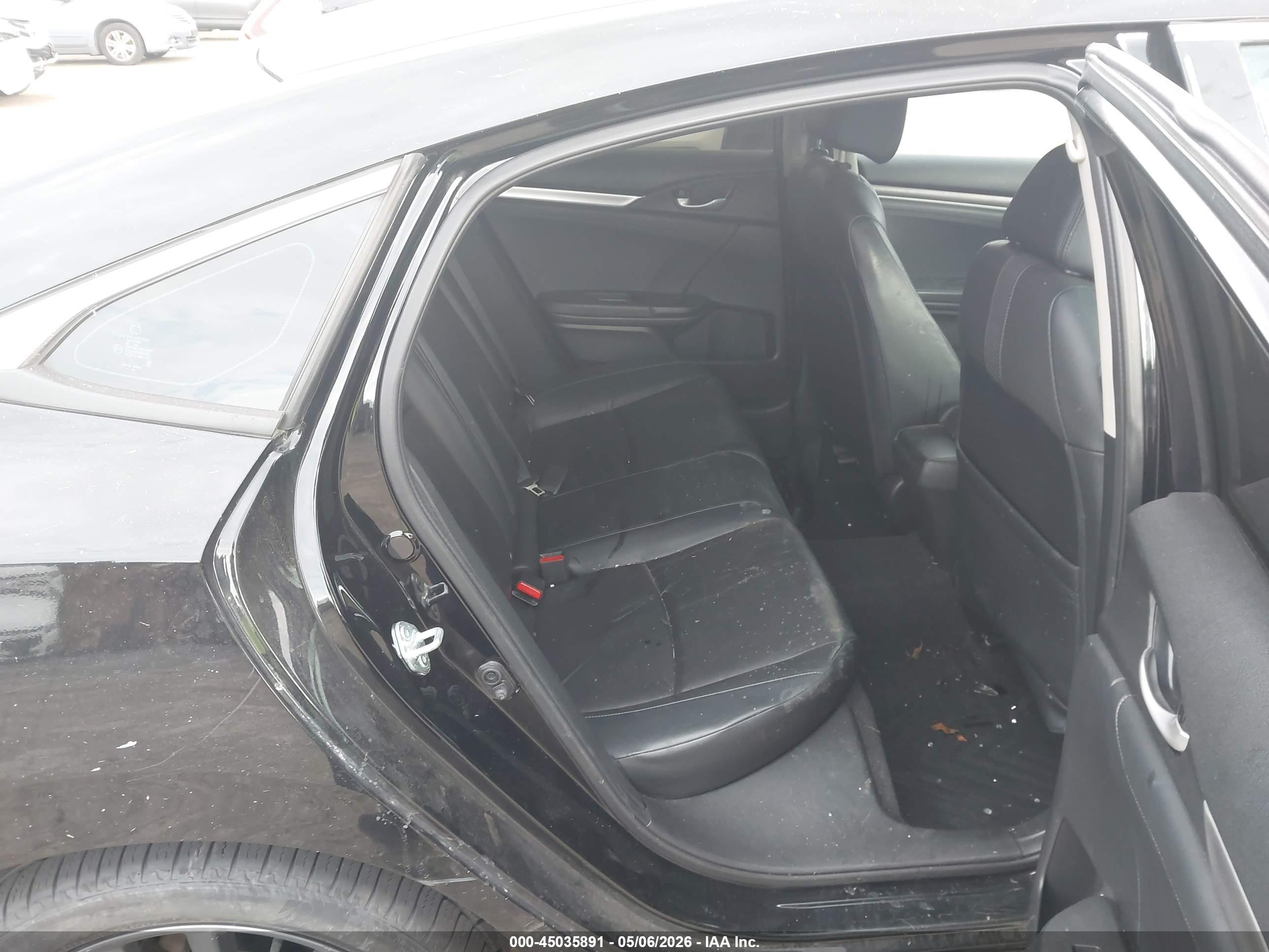 2021 Honda Civic Ex-l Черный vin: 2HGFC1F77MH702783
