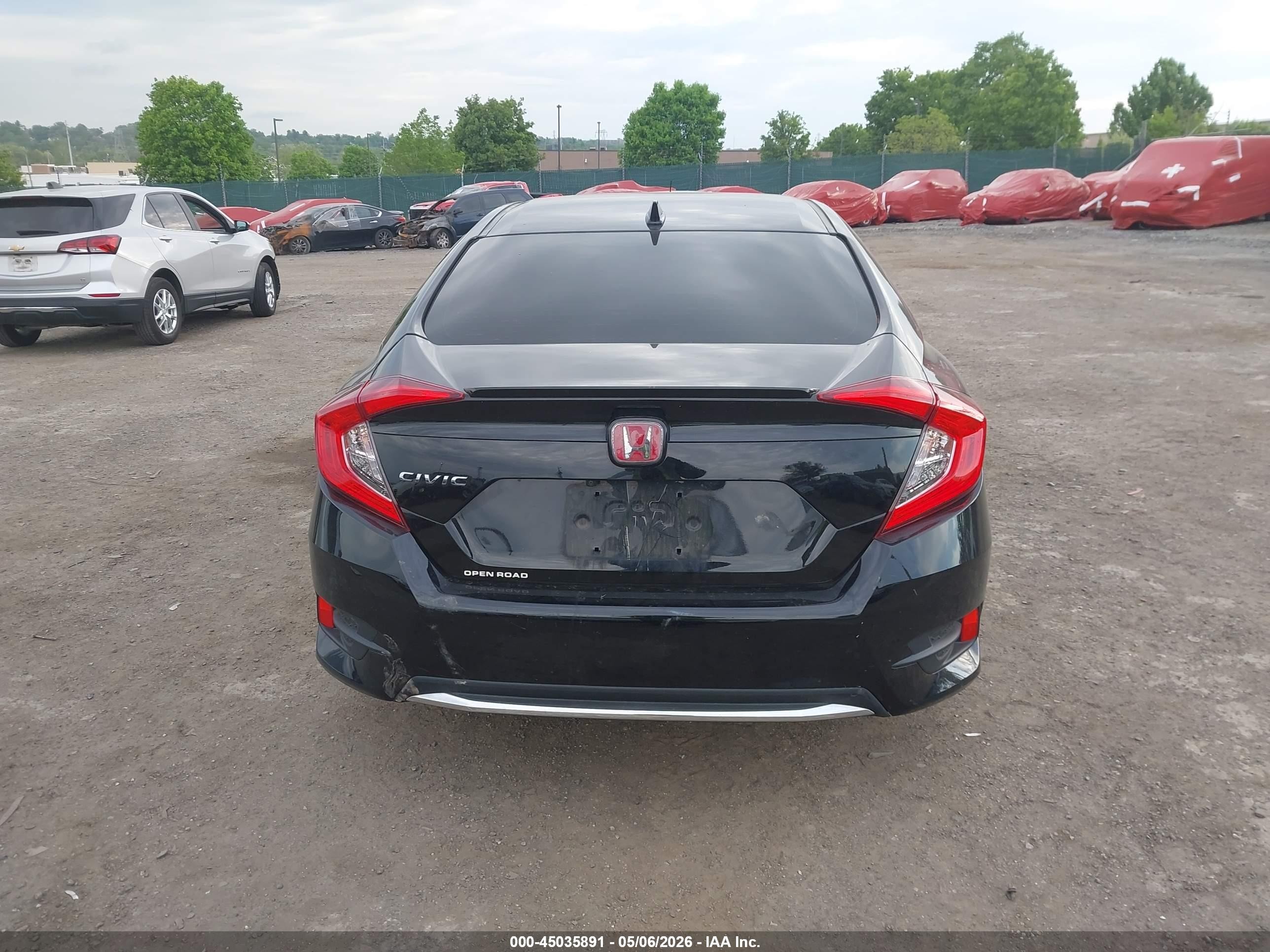 2021 Honda Civic Ex-l Черный vin: 2HGFC1F77MH702783