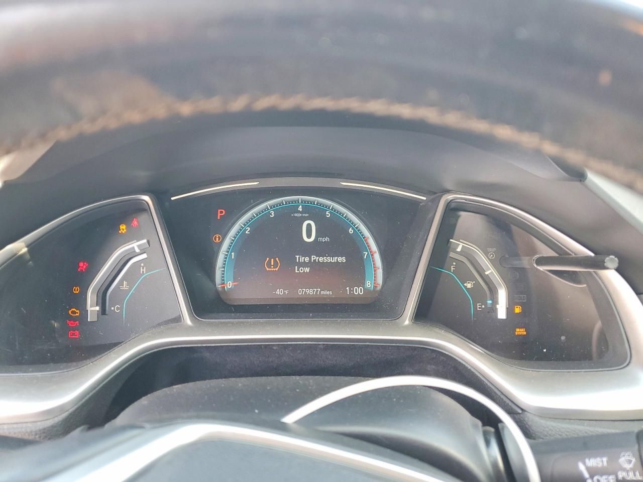 2017 Honda Civic Exl Black vin: 2HGFC1F78HH658878