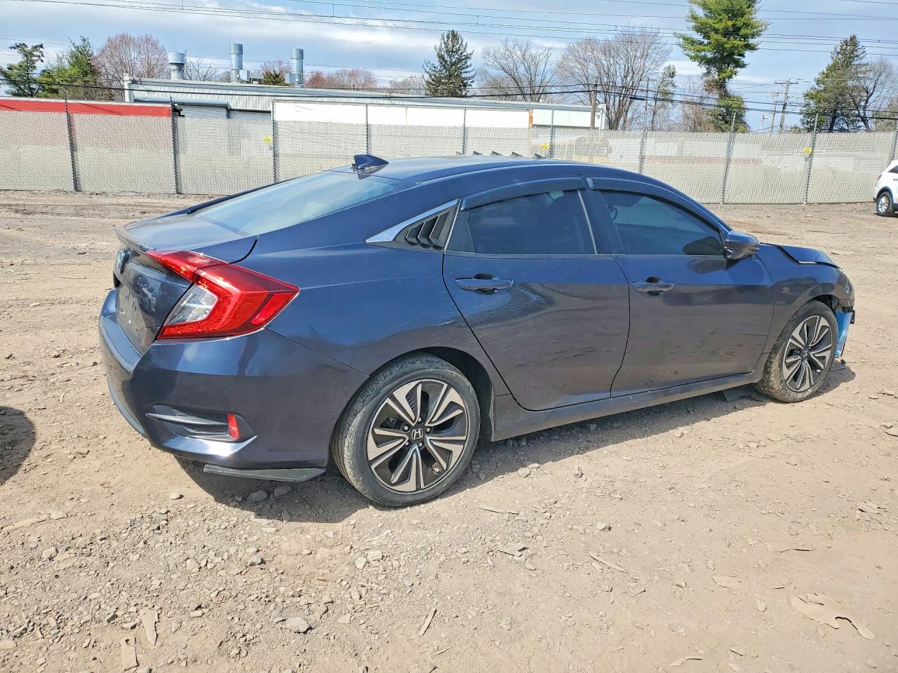 2017 Honda Civic Exl Black vin: 2HGFC1F78HH658878