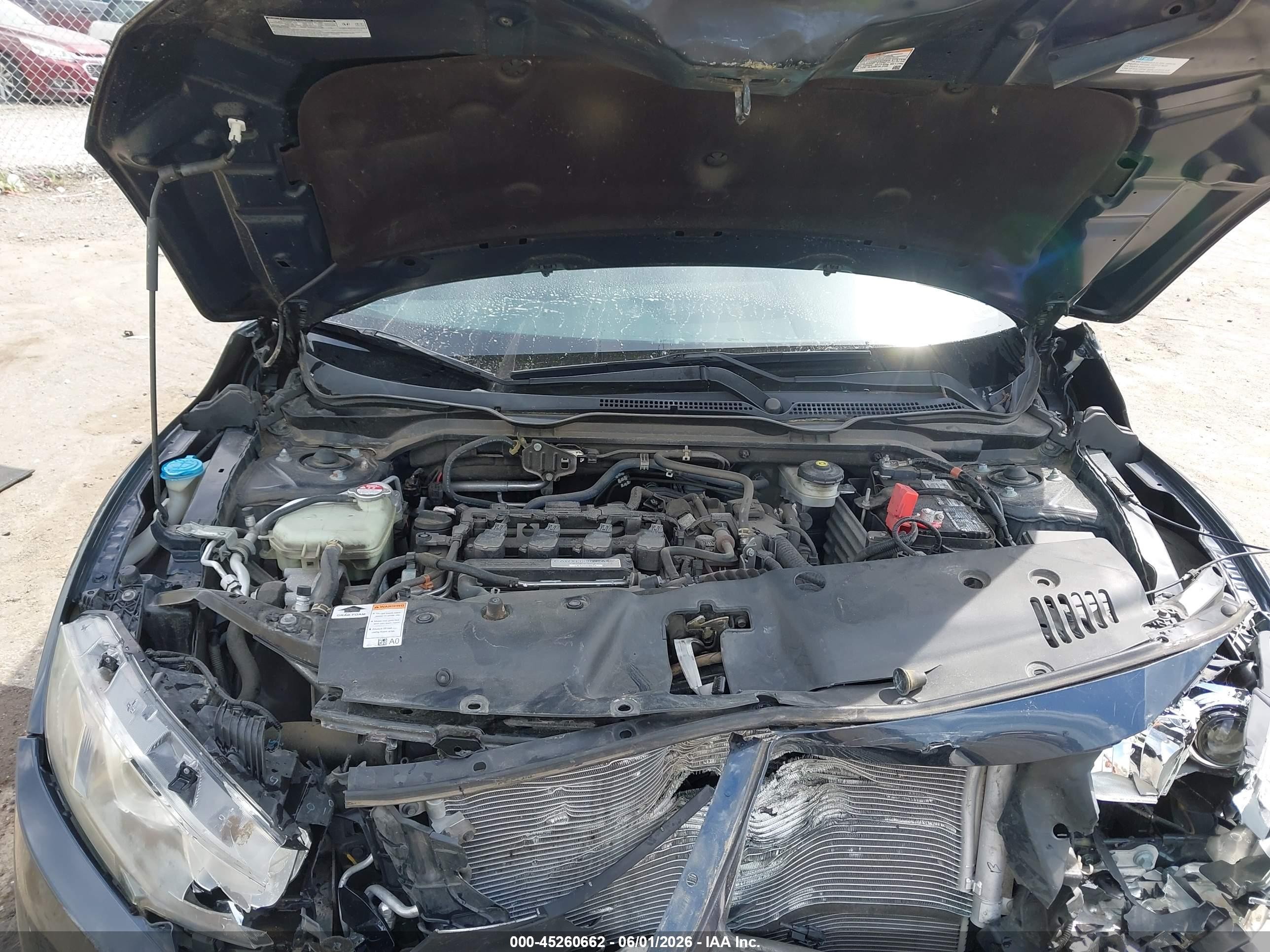2018 Honda Civic Ex-l Gray vin: 2HGFC1F78JH644761