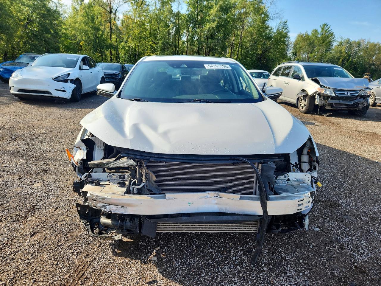 2019 Honda Civic Touring White vin: 2HGFC1F97KH101937