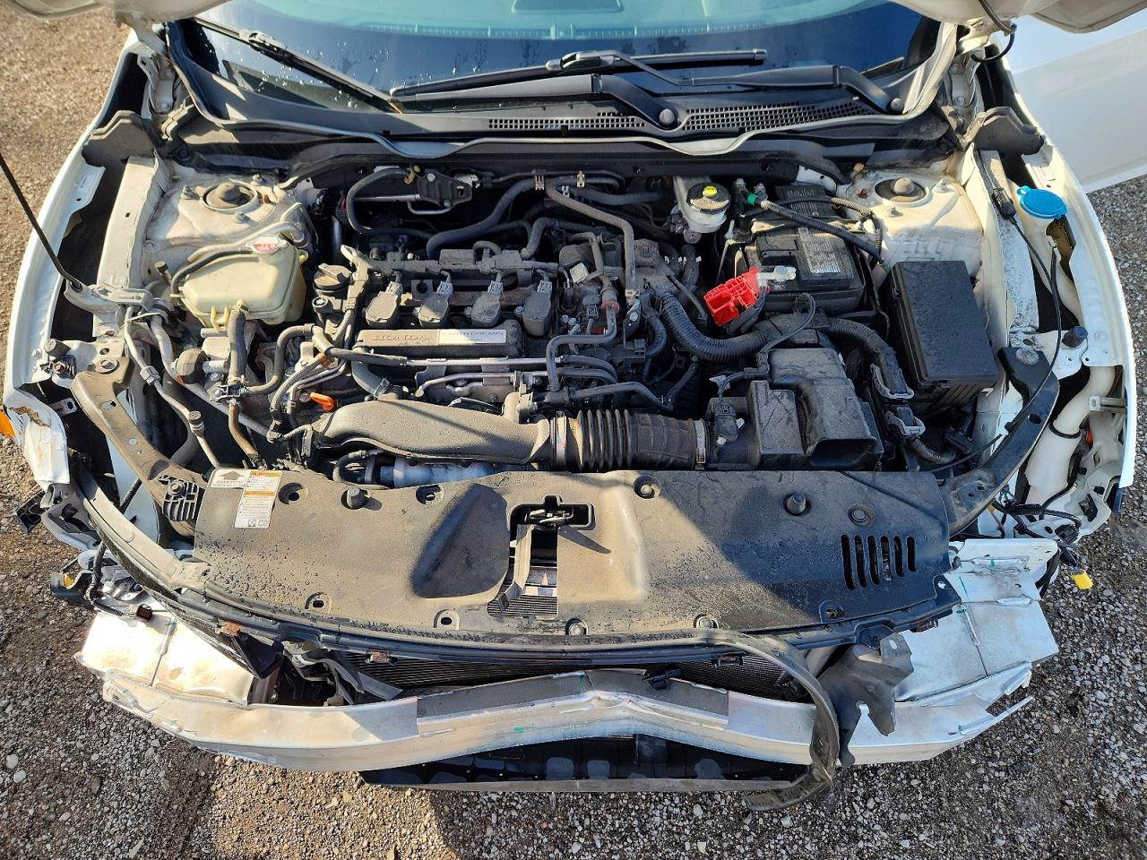 2019 Honda Civic Touring White vin: 2HGFC1F97KH101937