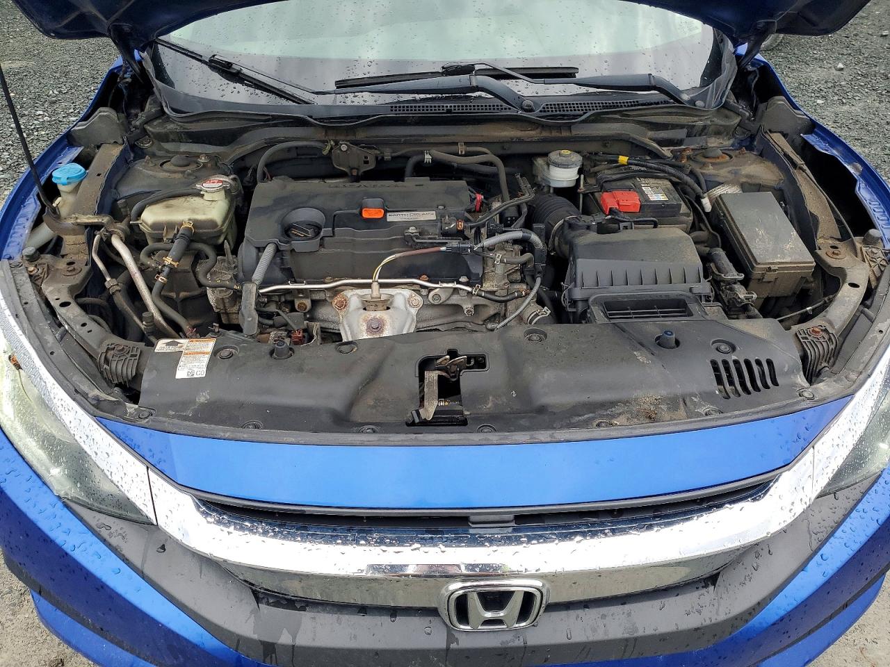 2016 Honda Civic Lx Blue vin: 2HGFC2E57GH035224