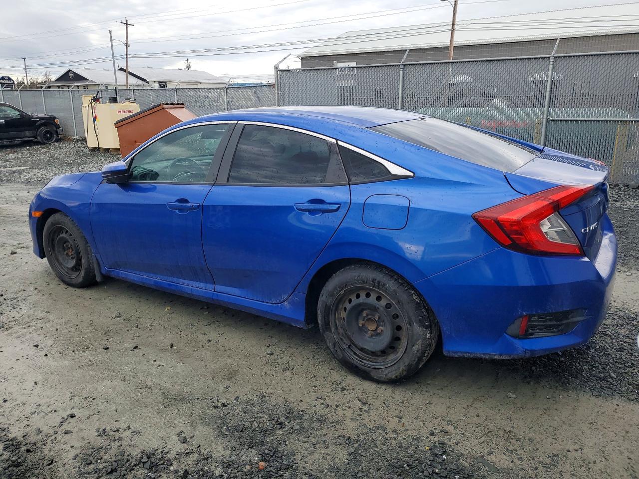 2016 Honda Civic Lx Blue vin: 2HGFC2E57GH035224