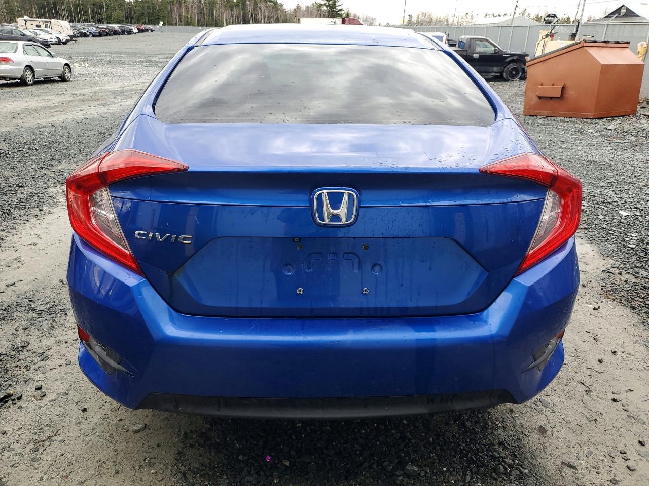 2016 Honda Civic Lx Blue vin: 2HGFC2E57GH035224
