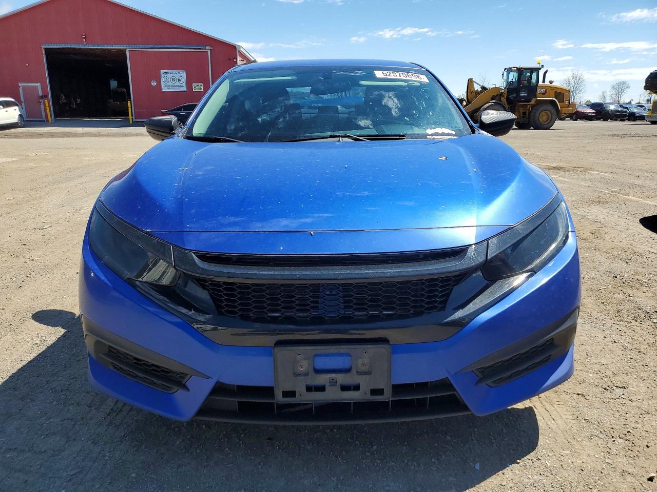 2017 Honda Civic Lx Blue vin: 2HGFC2E5XHH010691