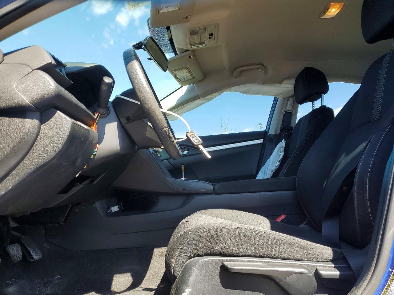 2017 Honda Civic Lx Blue vin: 2HGFC2E5XHH010691