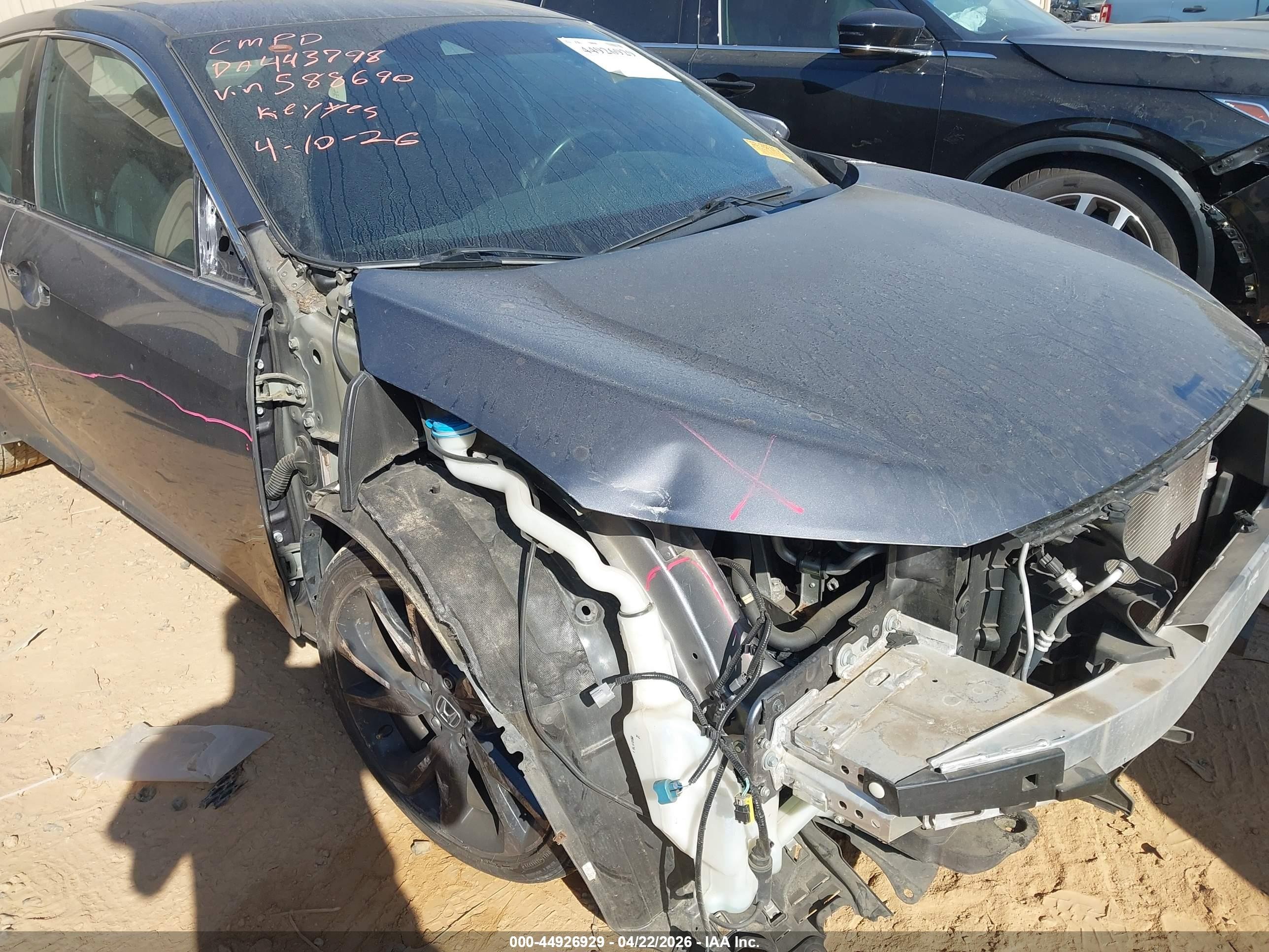 2019 Honda Civic Sport Gray vin: 2HGFC2E82KH588690