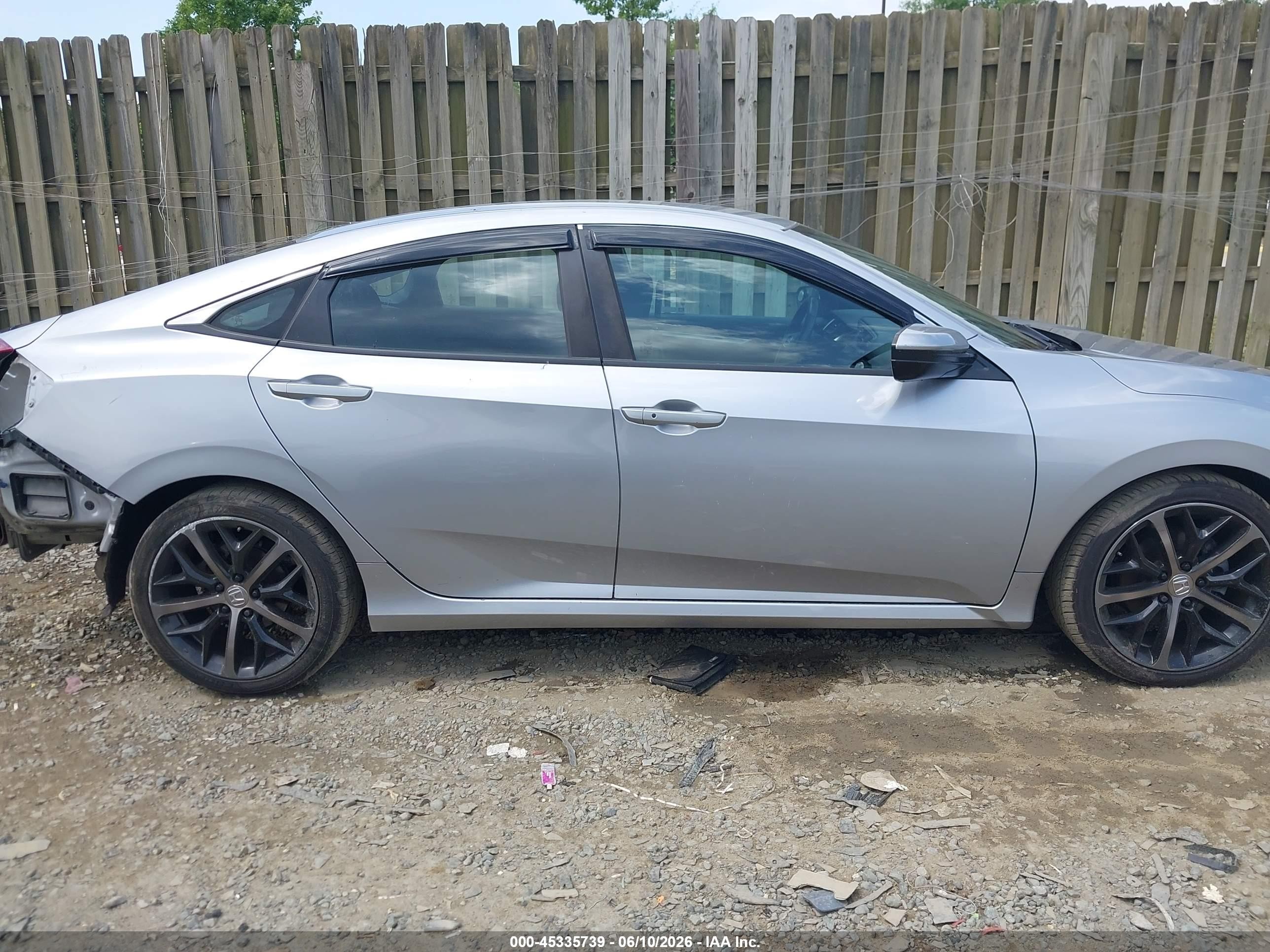 2020 Honda Civic Sport Silver vin: 2HGFC2E84LH598638