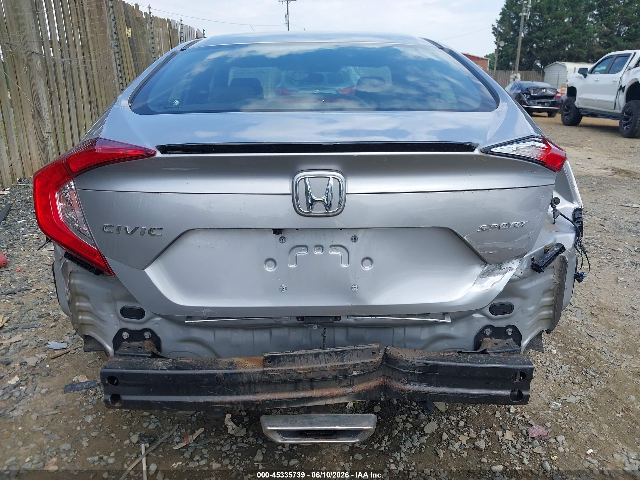 2020 Honda Civic Sport Silver vin: 2HGFC2E84LH598638