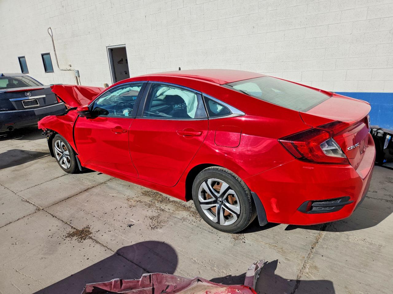 2016 Honda Civic Lx Red vin: 2HGFC2F50GH519332
