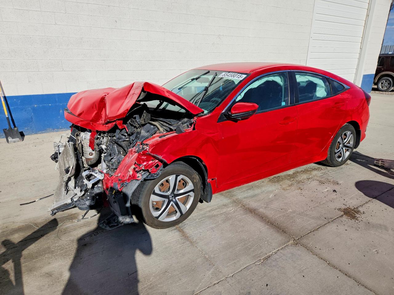 2016 Honda Civic Lx Red vin: 2HGFC2F50GH519332