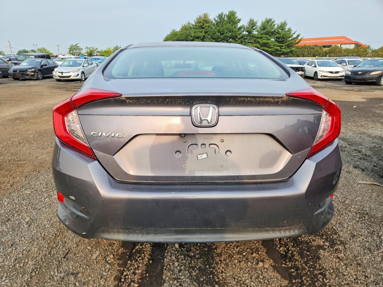 2016 Honda Civic Lx Gray vin: 2HGFC2F50GH527222