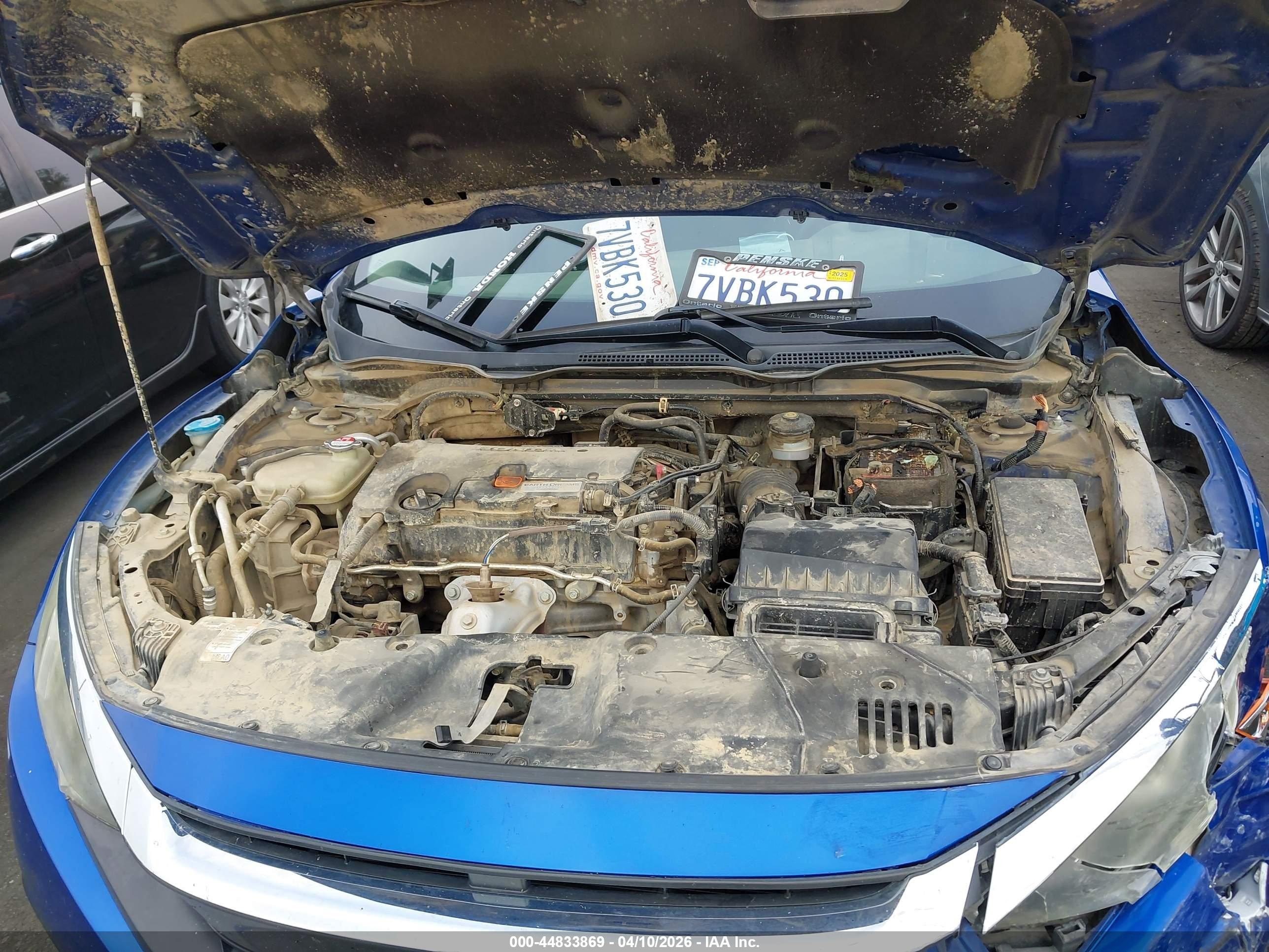 2016 Honda Civic Lx Синий vin: 2HGFC2F50GH565811