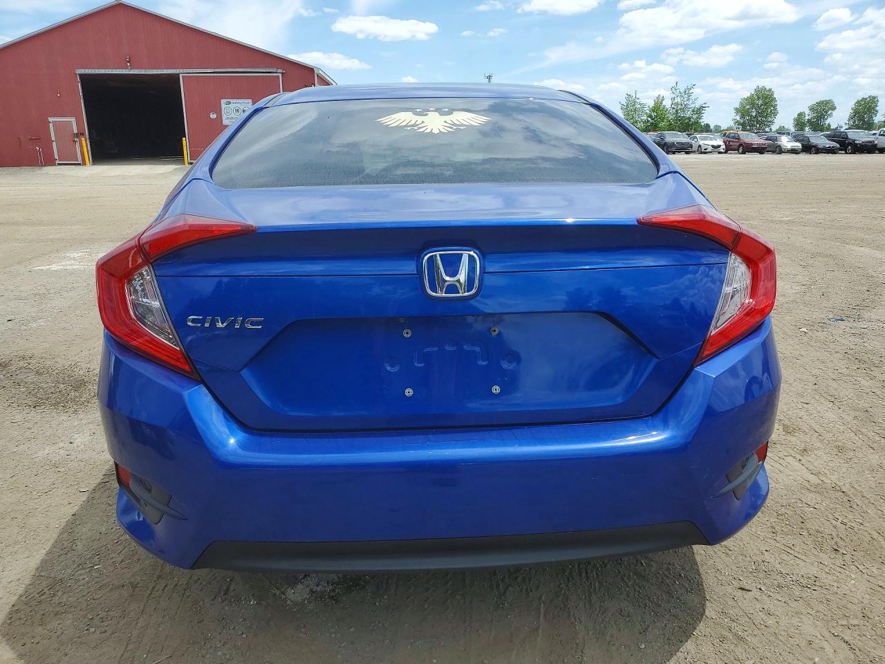 2019 Honda Civic Lx Blue vin: 2HGFC2F50KH011547