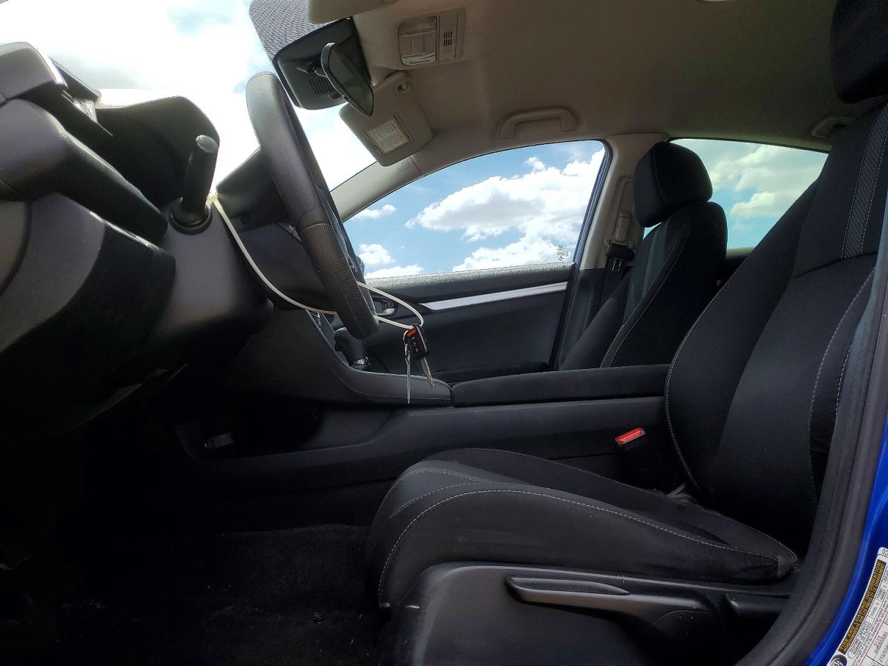 2019 Honda Civic Lx Blue vin: 2HGFC2F50KH011547