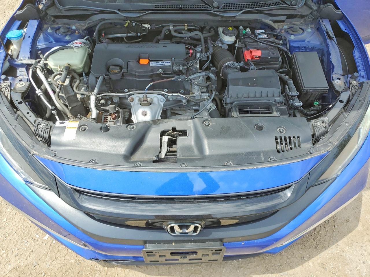 2019 Honda Civic Lx Blue vin: 2HGFC2F50KH011547