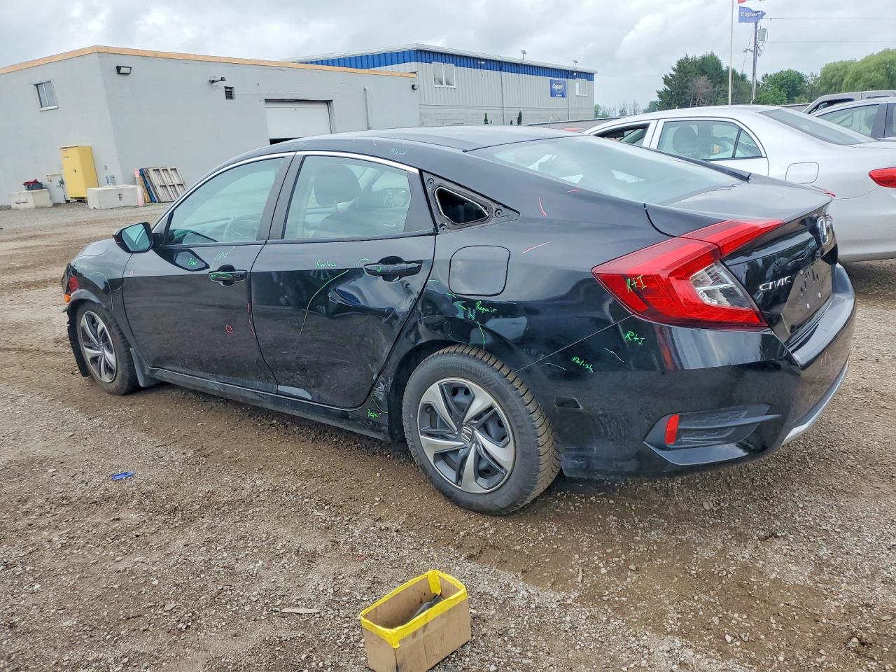 2019 Honda Civic Lx Черный vin: 2HGFC2F50KH044032