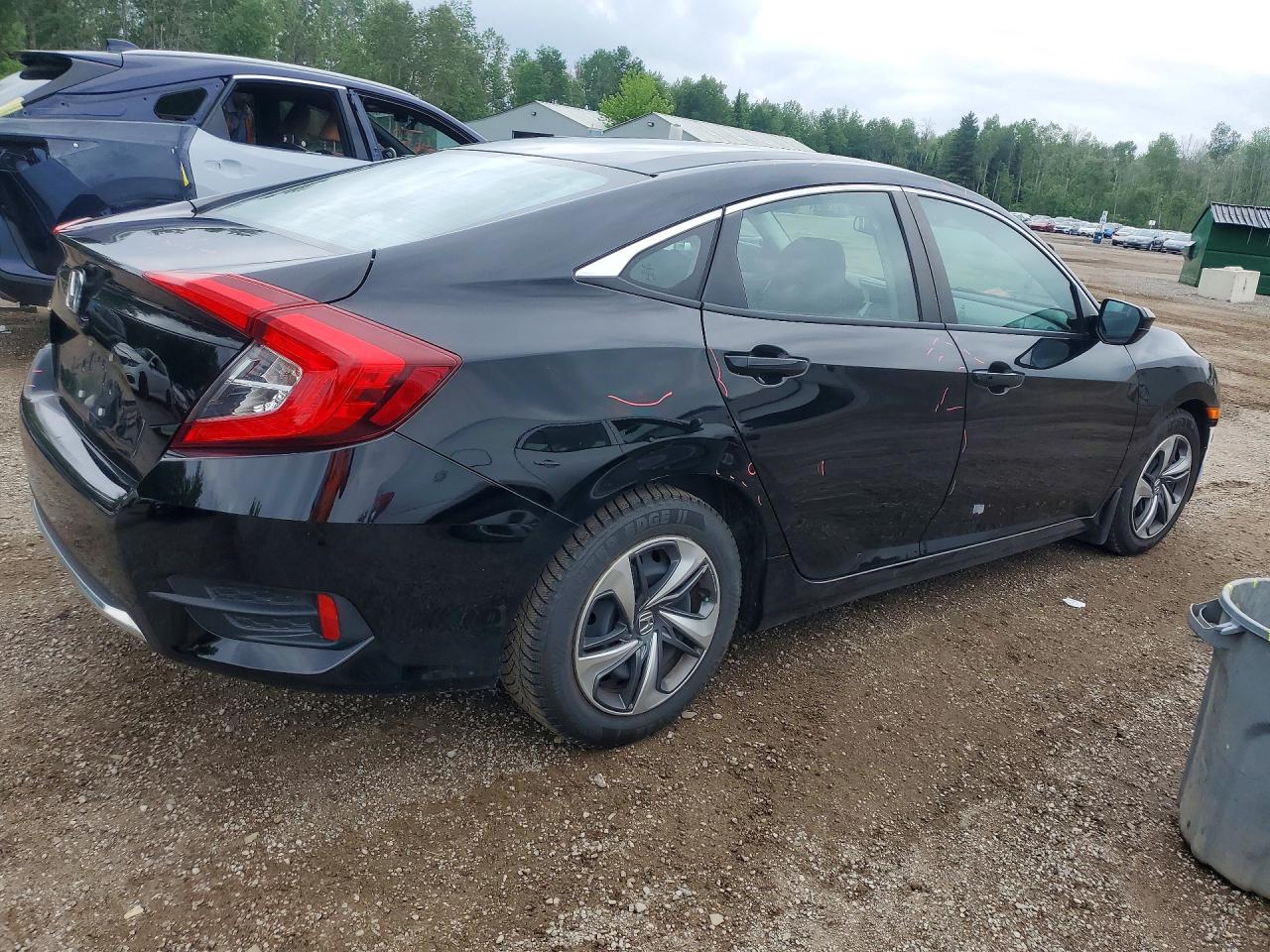 2019 Honda Civic Lx Черный vin: 2HGFC2F50KH044032