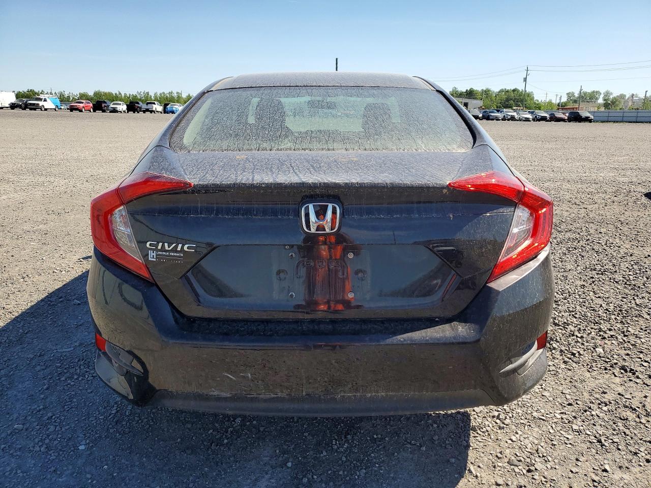 2016 Honda Civic Lx Black vin: 2HGFC2F51GH037212