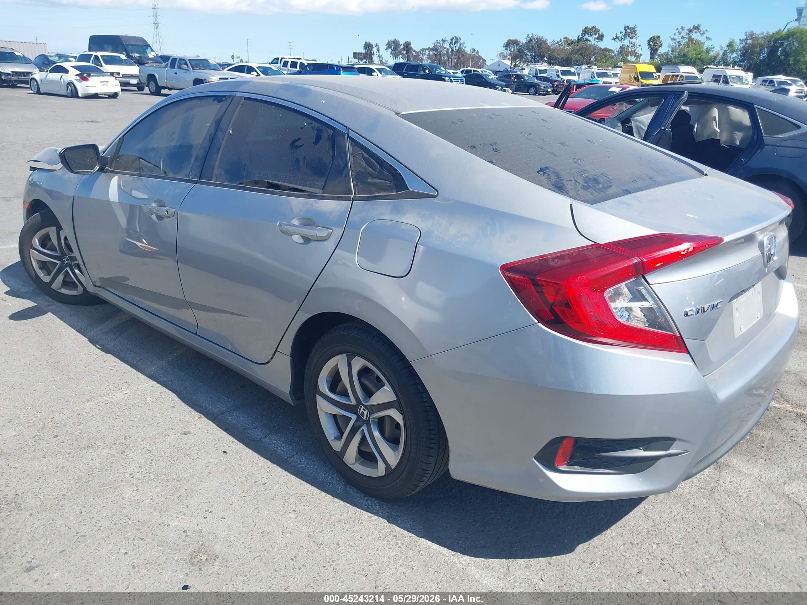2017 Honda Civic Lx Silver vin: 2HGFC2F51HH506056