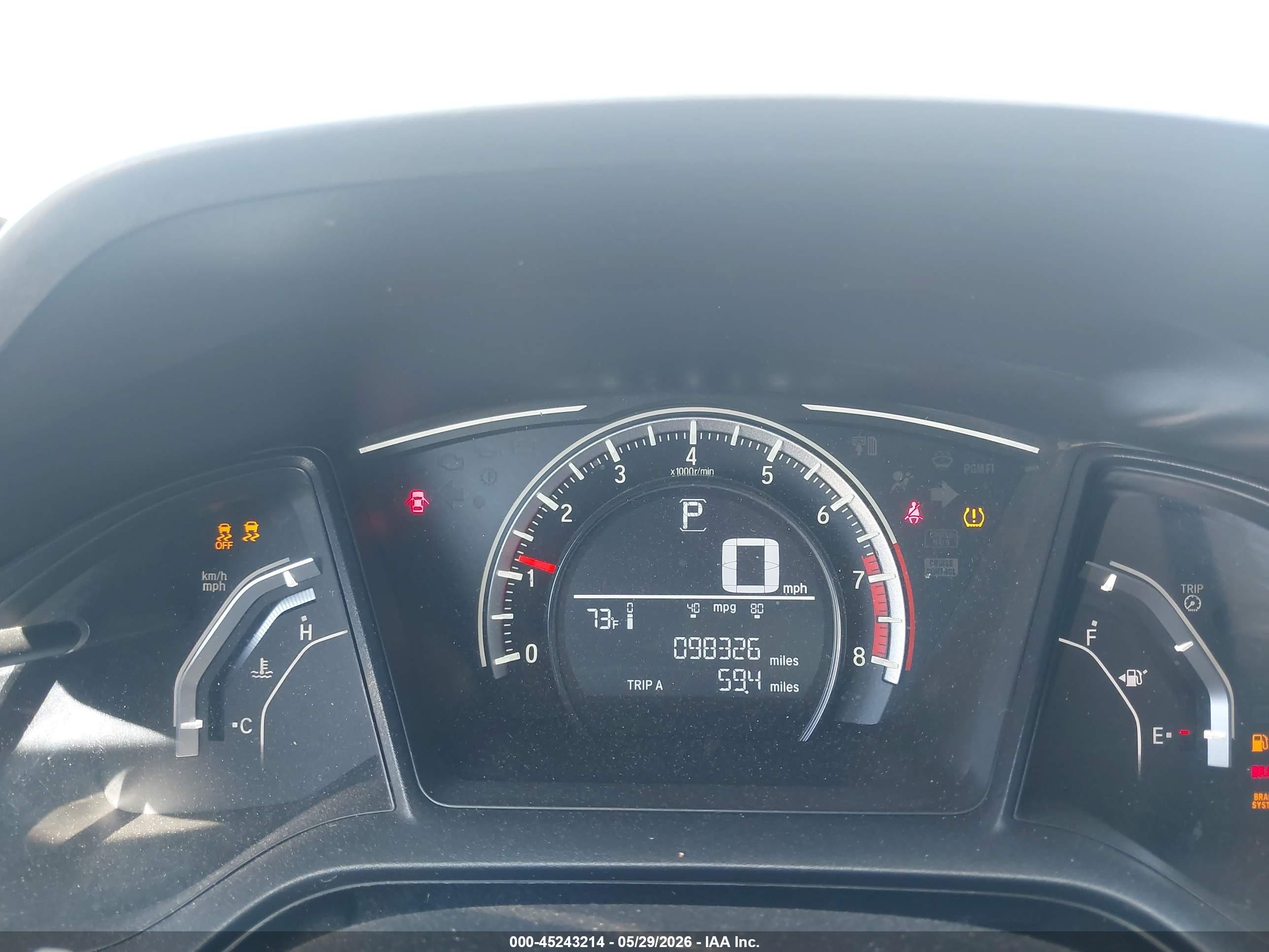 2017 Honda Civic Lx Silver vin: 2HGFC2F51HH506056