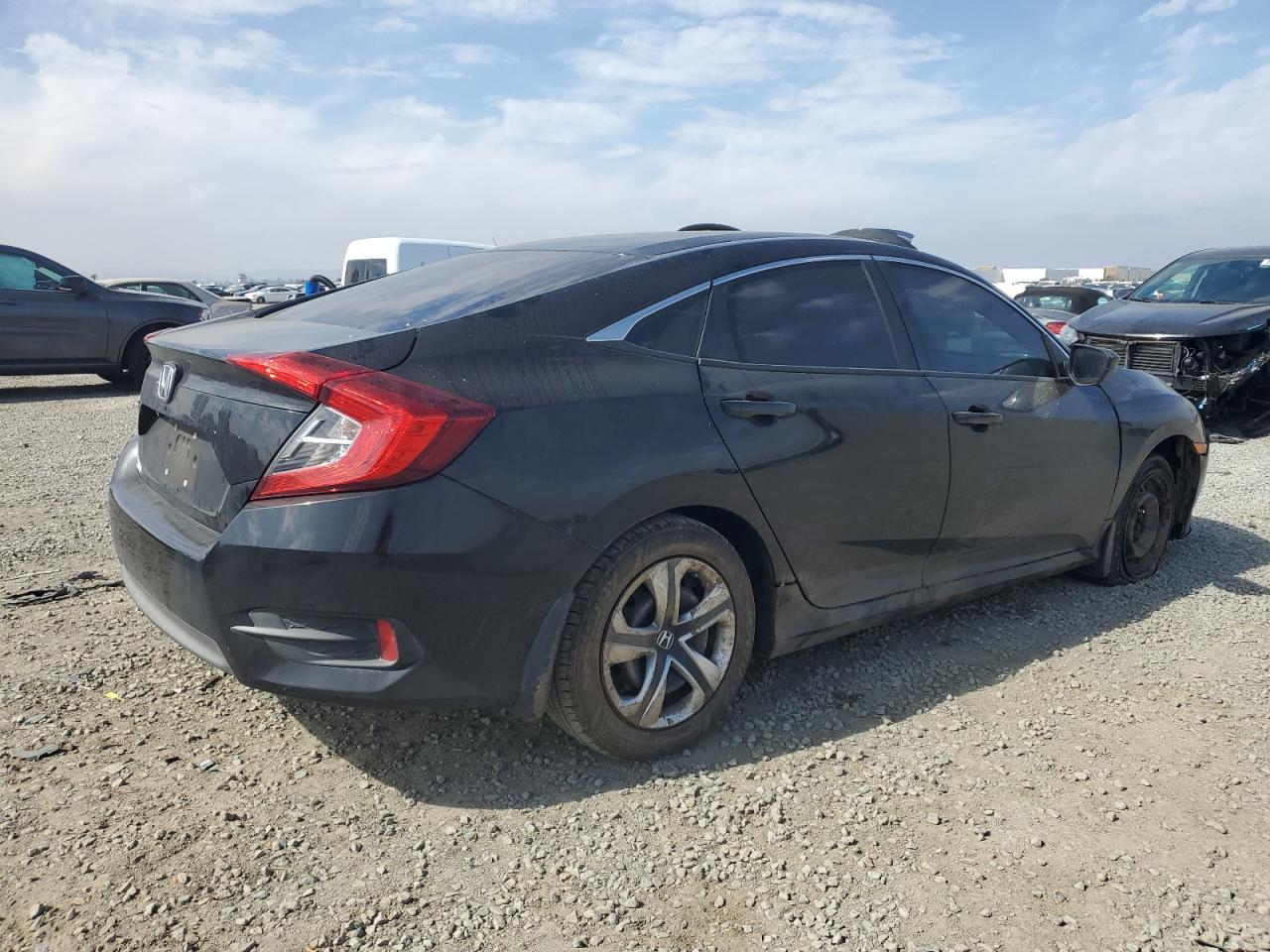 2017 Honda Civic Lx Black vin: 2HGFC2F51HH561803