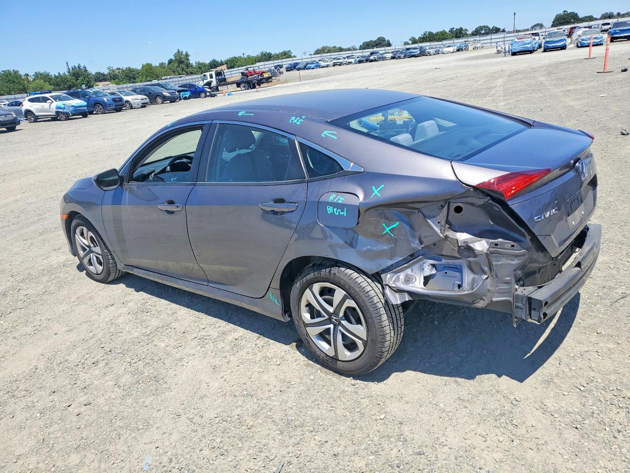 2018 Honda Civic Lx Charcoal vin: 2HGFC2F51JH544859