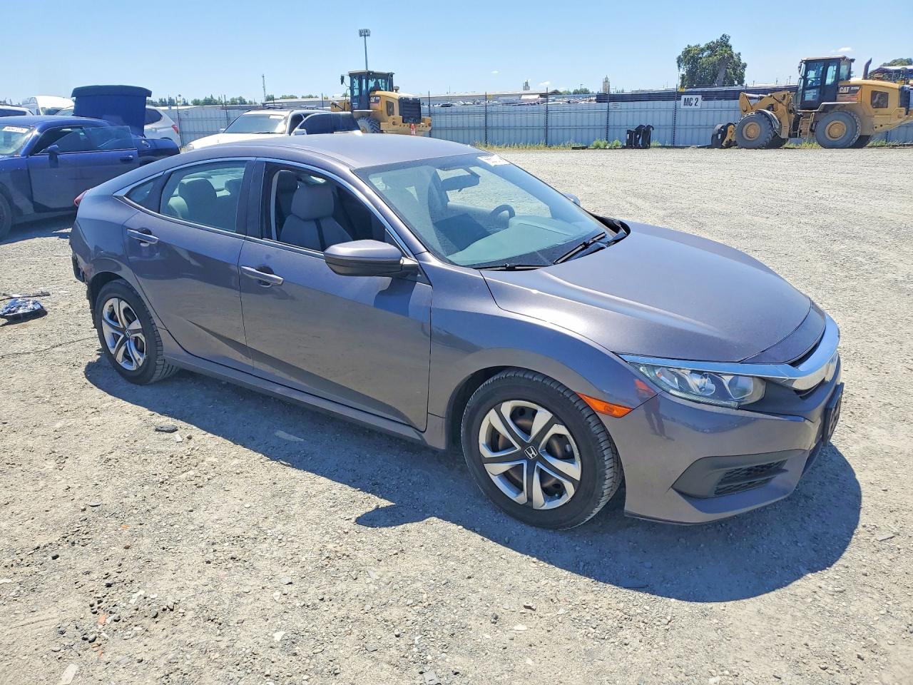 2018 Honda Civic Lx Charcoal vin: 2HGFC2F51JH544859
