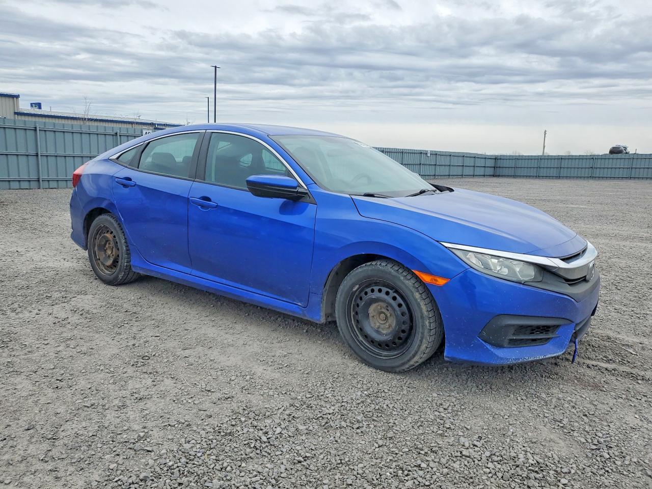 2016 Honda Civic Lx Blue vin: 2HGFC2F52GH033458