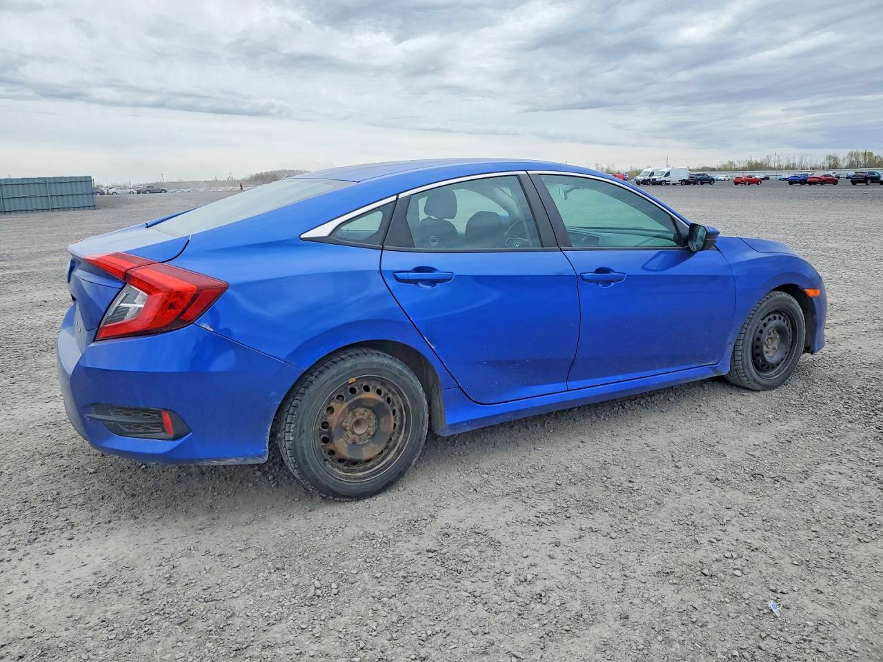 2016 Honda Civic Lx Blue vin: 2HGFC2F52GH033458