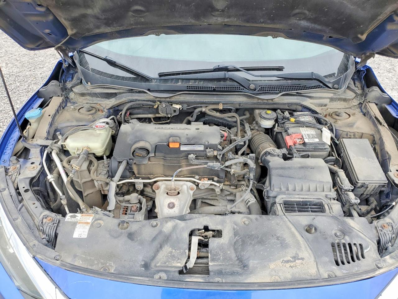 2016 Honda Civic Lx Blue vin: 2HGFC2F52GH033458