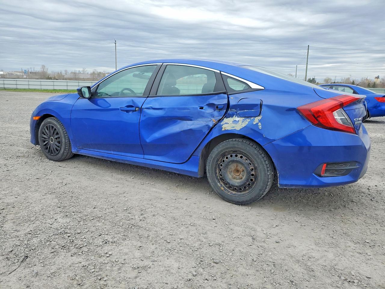 2016 Honda Civic Lx Blue vin: 2HGFC2F52GH033458